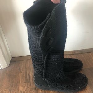 Ugg Classic Cardy Button Knit tall boots